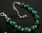 Aventurine and Clear Quartz Bracelet