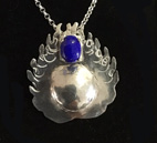 Fire Pearl with Lapis