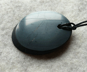 Shungite Oval Pendant 