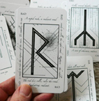 White Rune Cards (33)